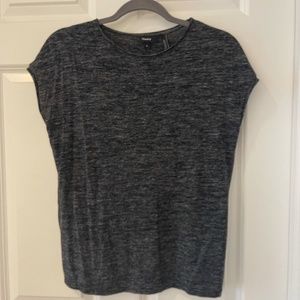 Theory black heather T shirt